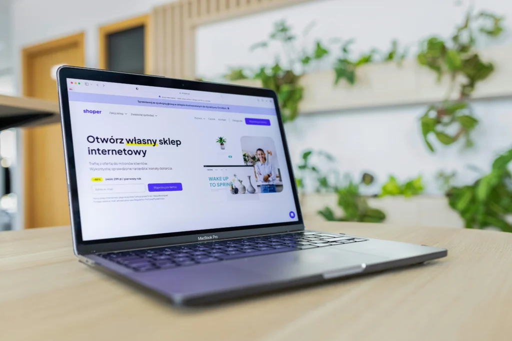 Professional website design by Web Dream Agency shown on laptop for small business website