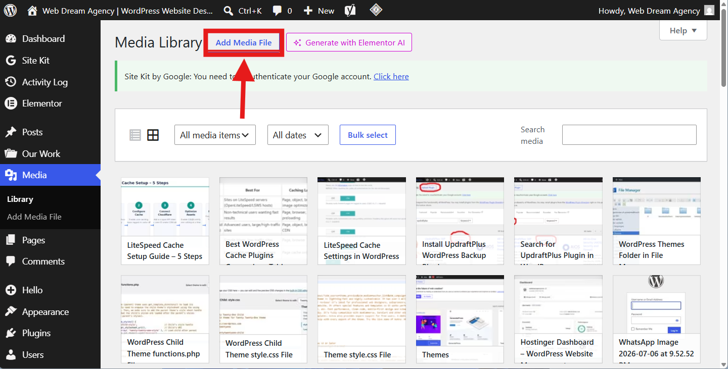 WordPress Image Optimization in the Media Library